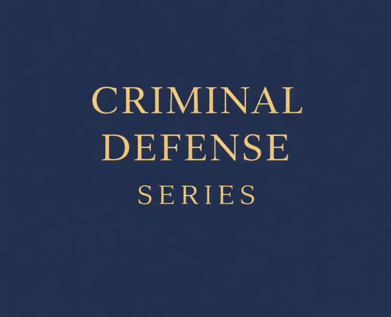 Criminal Defense Series